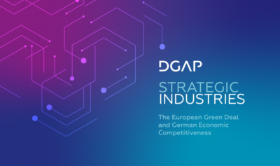 DGAP Debate "Green Deal and Competitveness of German Industry"