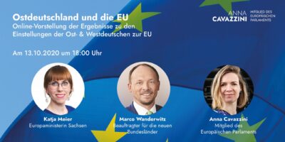 Ostdeutschland und die EU – Online-Vorstellung der Studie zu den Einstellungen zur Europäischen Union @ https://us02web.zoom.us/webinar/register/WN_mdnmC0O2Ra6gW9mLhlZurg