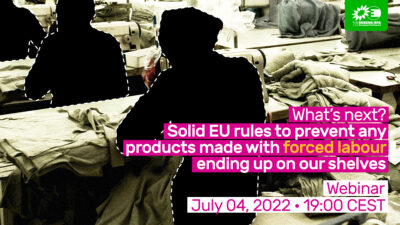 Was kommt jetzt? Gute EU-Vorschriften, die verhindern, dass Produkte aus Zwangsarbeit in unseren Regalen landen @ online